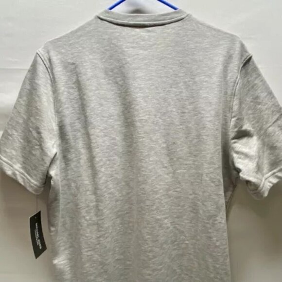 Michael Kors Men's Short Sleeve Henley T-shirt Size Large Athletic Heather NWT - Picture 6 of 10